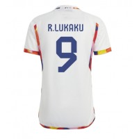Echipament fotbal Belgia Romelu Lukaku #9 Tricou Deplasare Mondial 2022 maneca scurta
